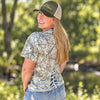 Gritty but Pretty, Hand Cut, Braided & Beaded, Women's Camo T-Shirt