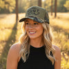 FAITH, Embelished Camo Trucker Hat w/ Chain & Rhinestone Cross
