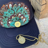 Shotgun Shell Necklace, Gold Ball Chain
