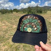 Feather Western Trucker Hats in Black, Limited Edition