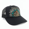 Feather Western Trucker Hats in Black, Limited Edition