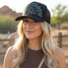 Feather Western Trucker Hats in Black, Limited Edition