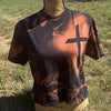 On Fire For Jesus, Handmade Limited Edition Women's  T