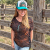 Feather Western Trucker Hats in Turquoise, Limited Edition