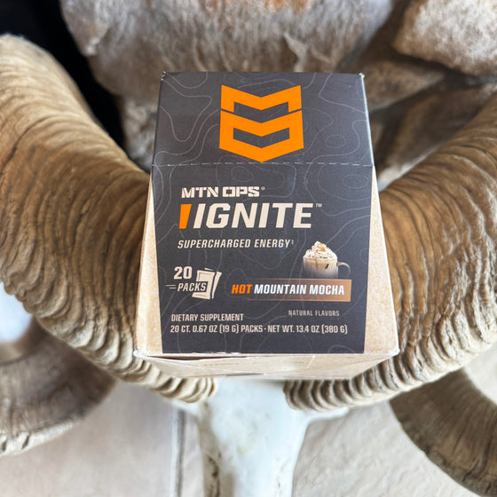 Hot IGNITE Mountain Mocha MTN OPS Energy & Focus, 20 Trail Packs