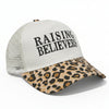 Pre Order: Raising Believers, Women's Faith Hat Leopard Bill