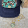 Shotgun Shell Necklace, Gold Ball Chain