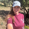 Antler Logo Shed Hunting Meshback Hat, Cranberry or Grey