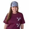 Women's Whitetail Heavyweight 100% Cotton T