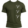 Men's Whitetail Deer Skull 100% Cotton Heavyweight T