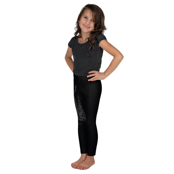 Youth Woodland Girls Leggings, 2T-7, Non-Toxic Inks