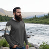 Christian Gunmetal Grey Camo Cross UPF 50 Hoodie, Matthew 16:26