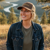 River to Ridge Unisex Snapback Hat, Brown, Unisex