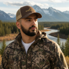 River to Ridge Unisex Snapback Hat, Brown, Unisex