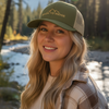 Olive River to Ridge Snapback Trucker Hat, Unisex