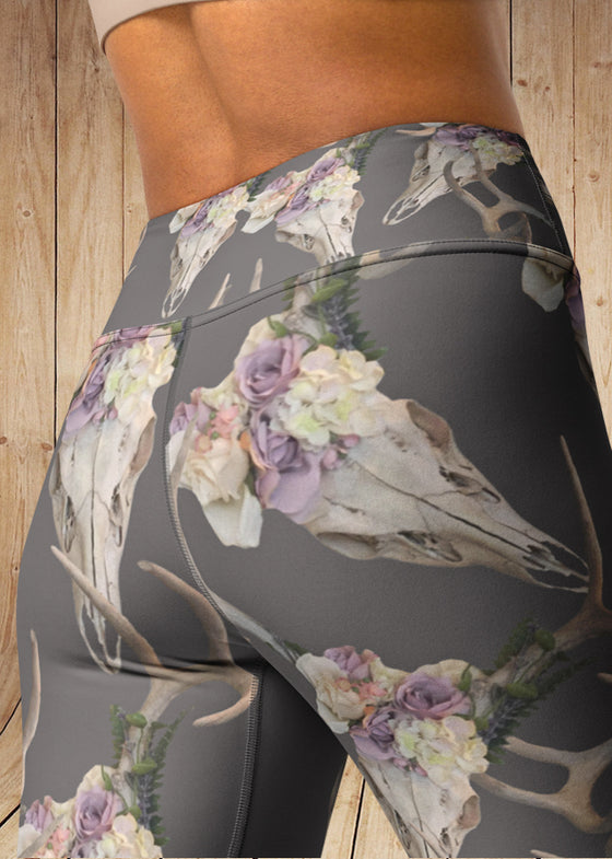 Full Length Leggings Deer Antler