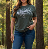Women's Elk Heathered T-Shirt, 3 Colors