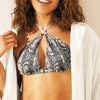 FREE Shipping, 20% OFF, Snakeskin String Bikini, Padded