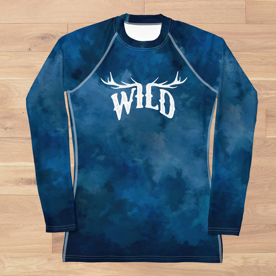 FREE Shipping + $20 off SALE, WILD Watercolor UPF 50 Rash Guard, SOLD OUT