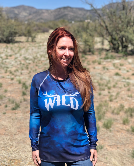 FREE Shipping + $20 off SALE, WILD Watercolor UPF 50 Rash Guard, SOLD OUT