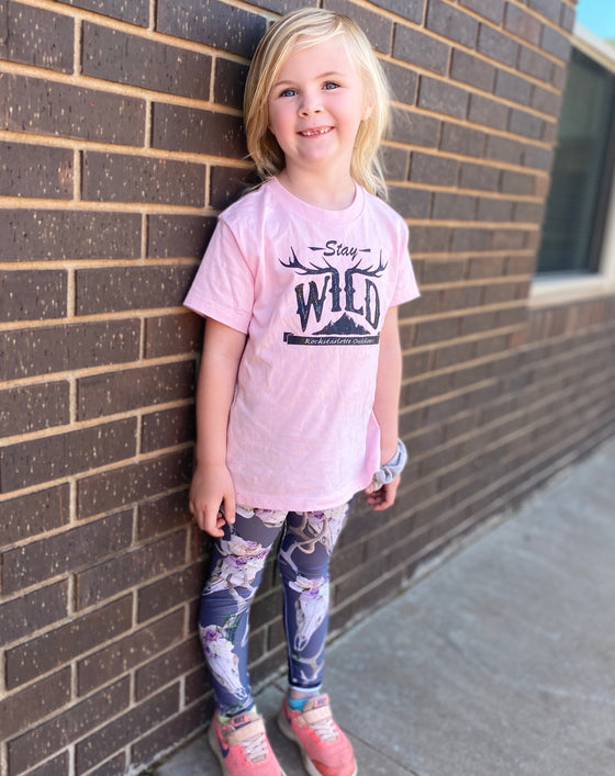 Toddler Stay Wild Shirt, 2T- 5T, Non Toxic Inks