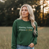 Hunting, Fishing, Fitness & Faith, Women's Premium Sweatshirt