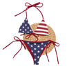 FREE Shipping, American Grrrl Patriotic USA Flag String Bikini, UPF 50