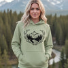 From the River to the Ridge, Premium Women's Antler Hoodie
