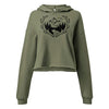 Adventure Awaits Women's Antler Cropped Hoodie