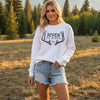River to Ridge Organic Cotton Deer Antler Pullover, White or Green