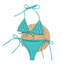  FREE Shipping, Arrow String Bikini, Turquoise, Archery, Padded
