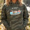 Backcountry Taxi Alaska Bush Plane Camo Women's Hoodie
