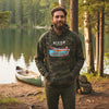 Backcountry Taxi, Men's Alaska Bush Plane Heavyweight Camo Hoodie