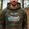 Backcountry Taxi, Men's Alaska Bush Plane Heavyweight Camo Hoodie