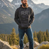 Black Camo River to Ridge Heavyweight Premium Hoodie