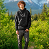 Black Camo River to Ridge Heavyweight Premium Hoodie