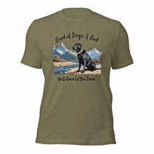  Black Lab, Good Ol Dogs & God, Unisex T-Shirt