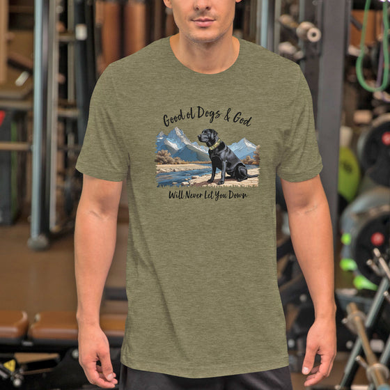 Black Lab, Good Ol Dogs & God, Unisex T-Shirt