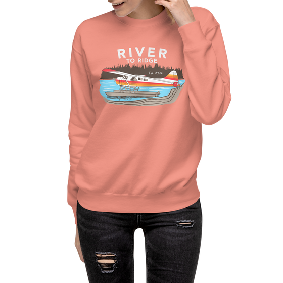 Women's Backcountry Taxi Alaska Bush Plane Sweatshirt, Rose or Black
