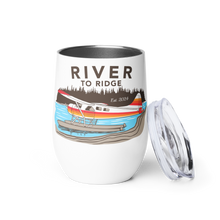  Backcountry Taxi, Double Wall Insulated Wine Tumbler w/ Lid, Alaska Bush Plane