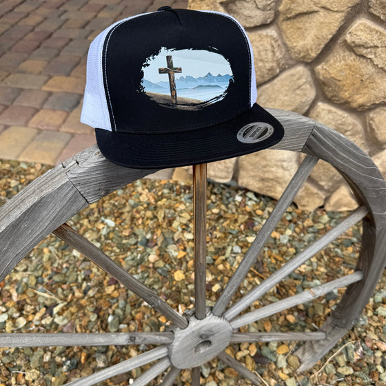 Camo Cross Christian Printed Snapback Hat, Unisex