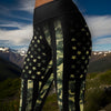 Camo Flag High Waist Yoga Leggings, XS-XL