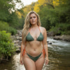 FREE Shipping Camo & Orange String Bikini, UPF 50 Lightly Padded