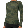 UPF 50 Women's Camo Activewear Rash Guard Sun Shirt