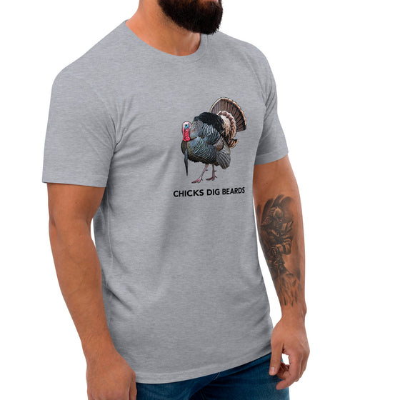 Chicks Dig Beards, Men's Turkey Hunting T