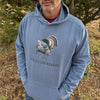 Chicks Dig Beards, Unisex Vintage Wash Turkey Hunting Hoodie