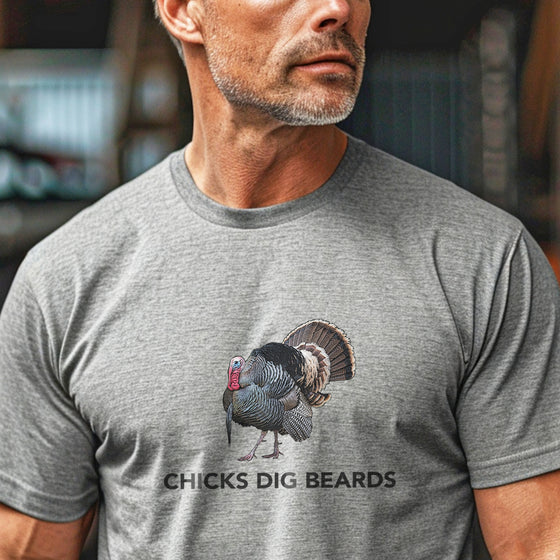 Chicks Dig Beards, Men's Turkey Hunting T