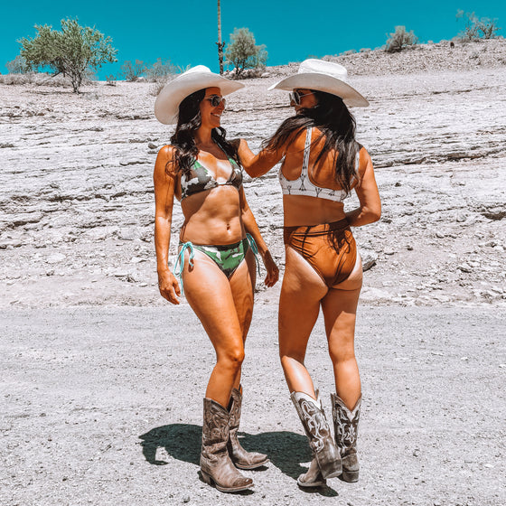 FREE Shipping, Arrow High Waist Archery Pattern Bikini, UPF 50