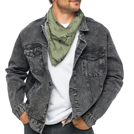 Pet Bandana: Elk Print, FREE Shipping, 2 Sizes