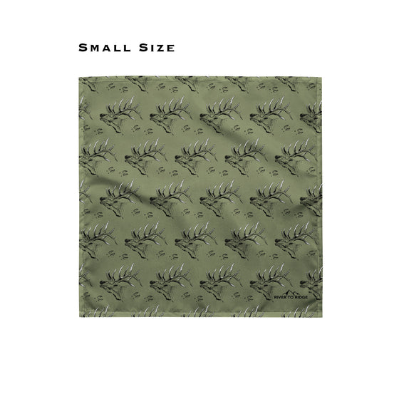 Pet Bandana: Elk Print, FREE Shipping, 2 Sizes